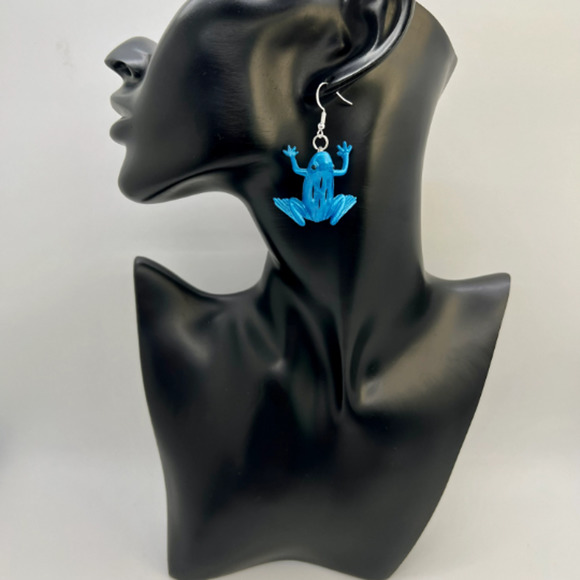 Bull Frog Earrings - Animal Earrings - Zoo Earrings - Teacher Earrings - Farm - Picture 10 of 10